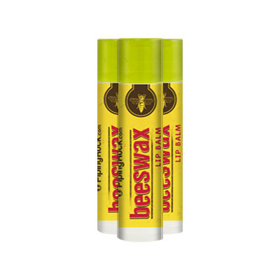 Piping Rock Beeswax Lip Balm 3 Pack (3 Tubes x 0.15 oz)