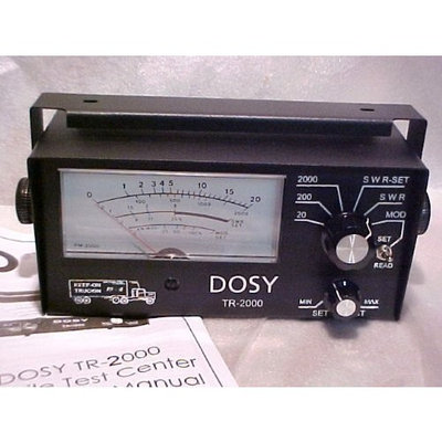 Redman CB Dosy CB Ham Radio SWR Watt Meter Tr2000 Mobile Remote 2000 watt test Center