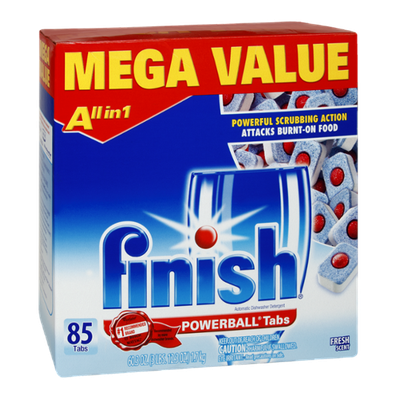 Finish Powerball Tabs Automatic Dishwasher Detergent - 85 CT