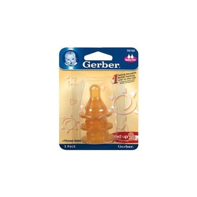 Nestlé Gerber Nipples Three-Hole Design Medium Flow Pack of 1