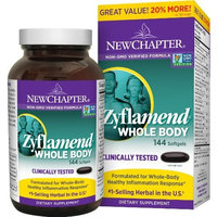 New Chapter Chapter Zyflamend Wholebody Value Pack, 144 Softgels
