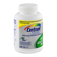 Centrum Sliver Multivitamin/Multimineral For Adults over 50 Supplement Tablets - 220 CT