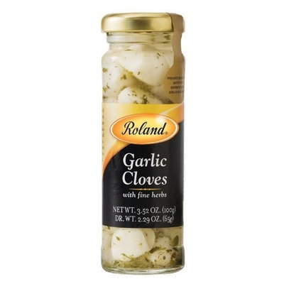 Roland Garlic Cloves with Fine Herbs, 3.52-Ounce (Pack of 12)