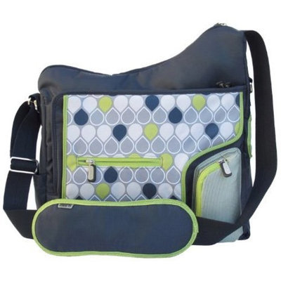 JJ Cole System 180 Diaper Bag, Navy Drop
