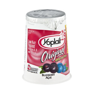 Yoplait® Original Fat Free Blueberry Acai Low Fat Yogurt