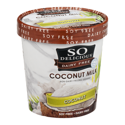 So Delicious Dairy Free Coconut Milk Frozen Dessert Coconut