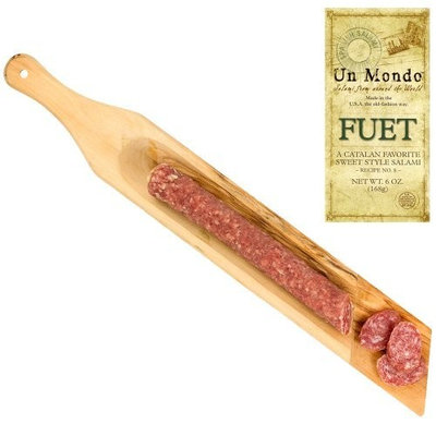 Un Mondo Fuet Spanish Style Sweet Salame - 6 oz