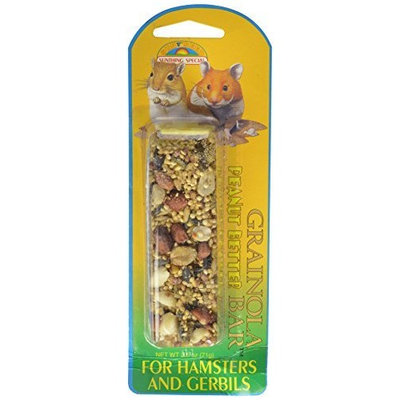 Sunseed Company Sun Seed Company SSS85630 Grainola Hamster/Gerbil Treat Bar, 2.5-Ounce, Peanut Better