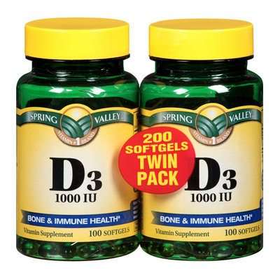 Spring Valley High-Potency Vitamin D-3 1000 IU