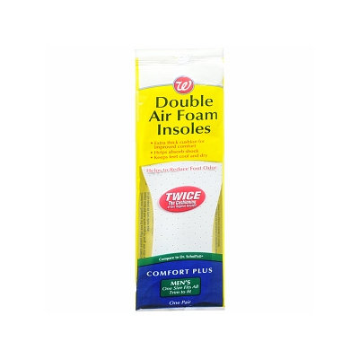 Walgreens Double Air Foam Insoles Men's