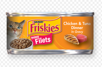 Friskies® Prime Filets Chicken & Tuna Dinner in Gravy Cat Food