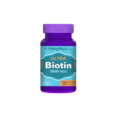 Piping Rock Biotin 5,000mcg 180 Fast Dissolve Tablets