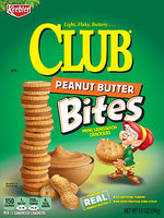 Keebler Club Peanut Butter Bites Mini Sandwich Crackers