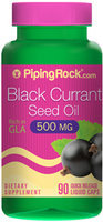 Piping Rock Black Currant Seed Oil 500 mg 90 Liquid Capsules