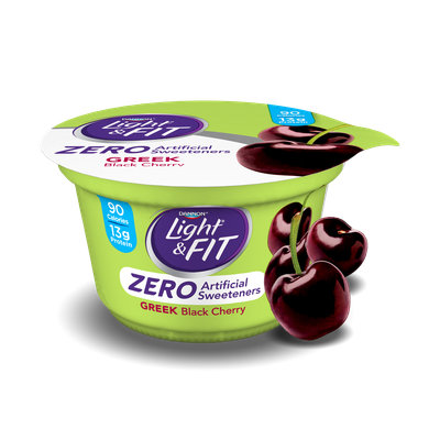 Light & Fit® Black Cherry Greek Nonfat Yogurt With Zero Artificial Sweeteners