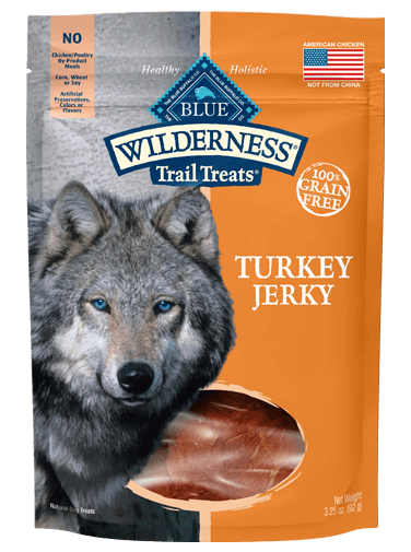 THE BLUE BUFFALO CO. BLUE™ Wilderness® Trail Treats® Turkey Jerky All Natural Grain-Free Dog Treats