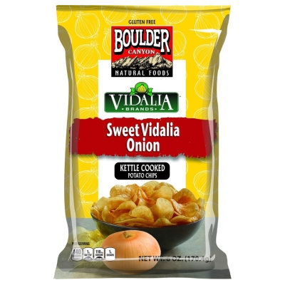 Boulder Canyon Kettle Cooked Potato Chips Sweet Vidalia Onion