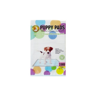 Best Pet Supplies VLP-1001 Blue Value Pack Puppy Pads - 100 Pieces