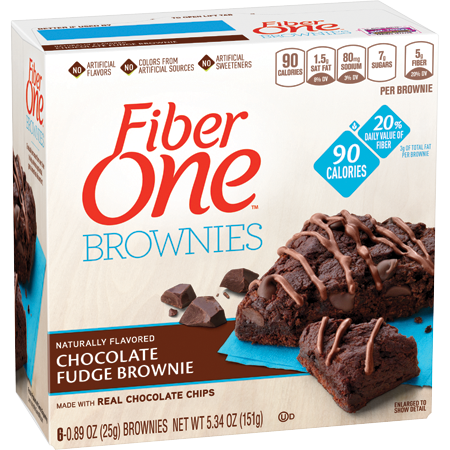 Fiber One 90 Calorie Chocolate Fudge Brownie