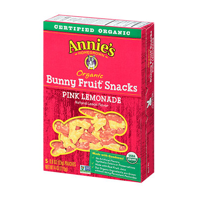 Annie's® Pink Lemonade Organic Bunny Fruit Snacks