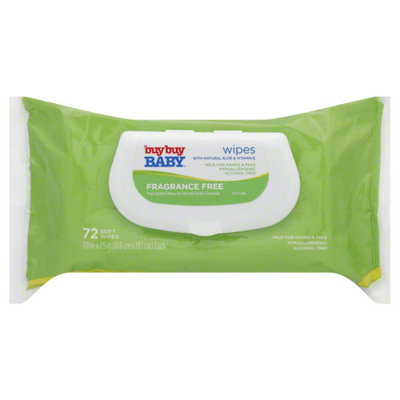 Wipes: buybuyBABY Wipes Fragrace Free Softpack 72 Count