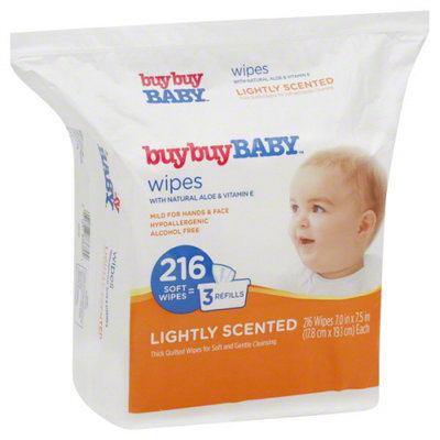 Wipes: buybuy Baby Wipes Scented Refill 216 count