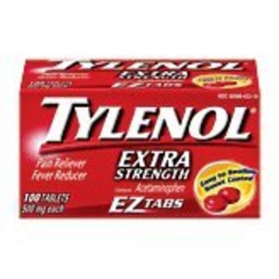 Tylenol Extra Strength EZ Tabs, 100 Count
