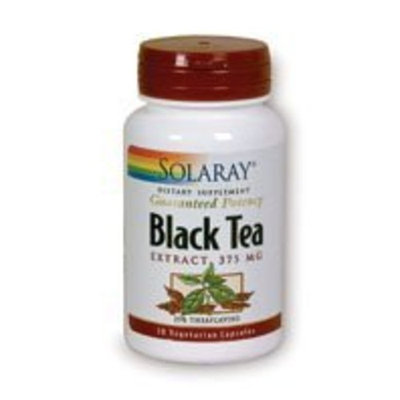 Solaray Black Tea Extract, 375 mg, 30 Count