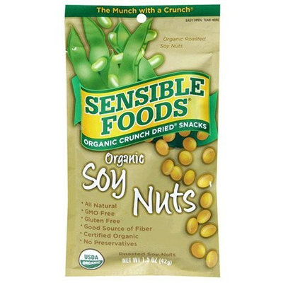 Sensible Foods Organic Crunch Dried Snacks, Roasted Soynuts, 1.5 oz, 24 pk