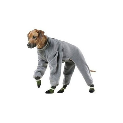 Muttluks 4-Legged Fleece Dog Jogger, Size 10, Grey
