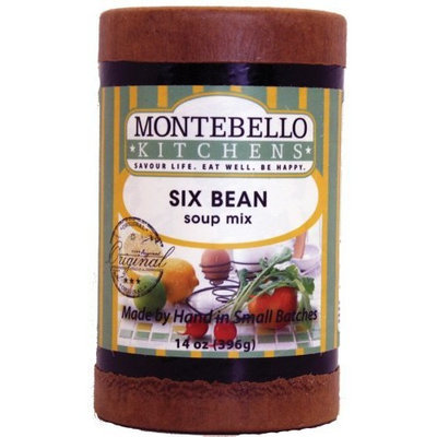 Montebello Kitchens Six Bean, 14-Ounce (Pack of 3)