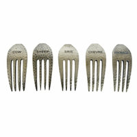 Epicureanist Rustic Cheese Fork Markers, 1 ea