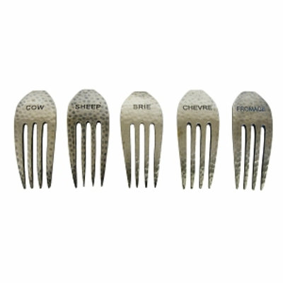Epicureanist Rustic Cheese Fork Markers, 1 ea