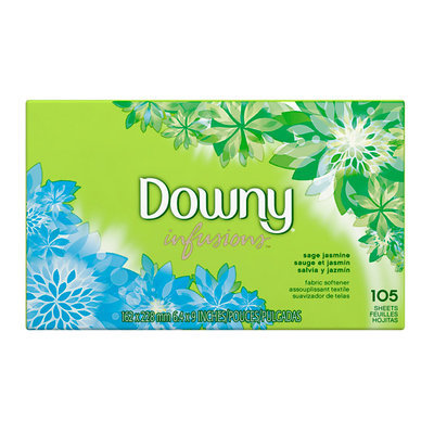 Downy Ultra Infusions Sage Jasmine Sheet Fabric Softener 105 Count
