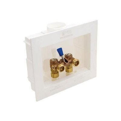 Ez-Flo 60574 Water-Tite 1/2 MIP x 1/2 Sweat Dual Outlet Washing Machine Box