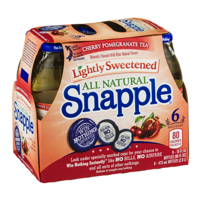 Snapple Lightly Sweetened Cherry Pomegranate Tea