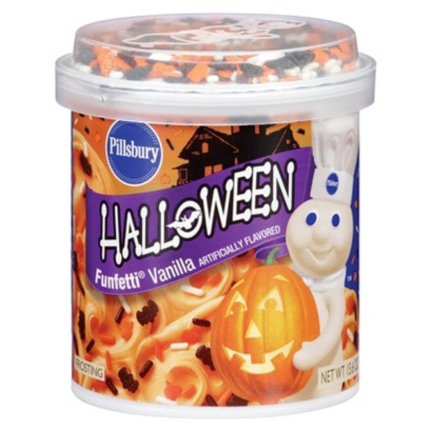 Smucker's Pillsbury Halloween Funfetti Vanilla Frosting 15.6 oz