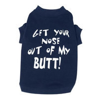 Zack & Zoey Get Your Nose Pet Tee Shirt - Blue