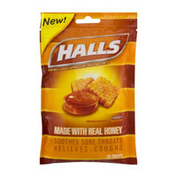 HALLS Honey Cough Suppressant/Oral Anesthetic Menthol Drops