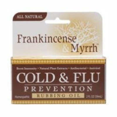 Frankincense and Myrrh Wise Consumer Products - Frankincense & Myrrh All Natural Cold & Flu Prevention Rubbing Oil - 2 oz.