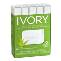 Ivory Aloe 10-Count: Bath Size Bars (4 oz)