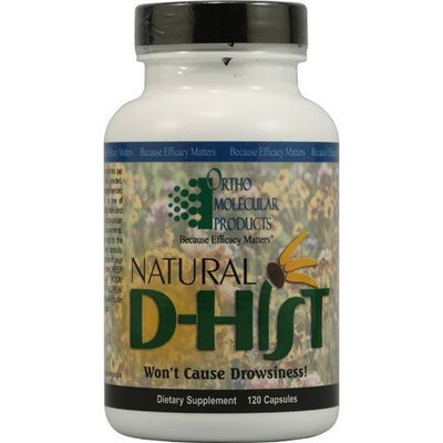 Ortho Molecular Product Natural D-Hist -- 120 Capsules