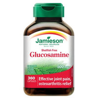 Jamieson Glucosamine Sulfate, Shellfish Free, 500mg, 360 Capsules