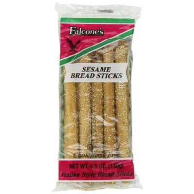 Falcone's Cookieland Falcone's Breadsticks, Sesame, 4.5 Ounce (Pack of 21)