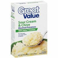 Great Value : Mashed Sour Cream & Chive Potatoes