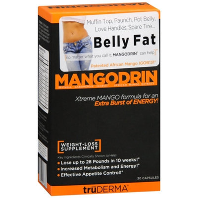 Truderma Mangodrin African Mango Extract, Capsules, 30 ea