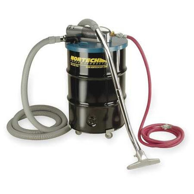 NORTECH Air-Powered Vac - 55-Gallon Capacity