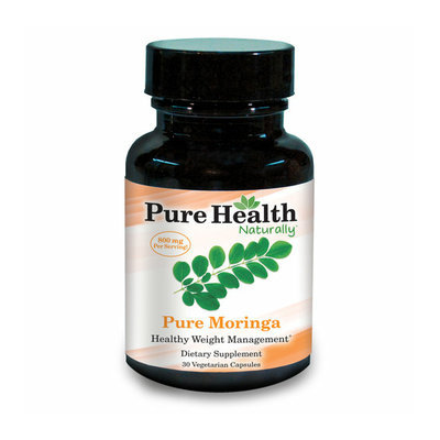 GENESIS TODAY INC. Pure Health Naturally Pure Moringa Healthy Weight Management Dietary Supplement Capsules