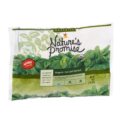Nature's Promise Organics Cut Leaf Spinach