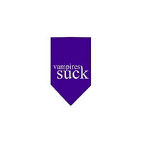 Ahi Vampires Suck Screen Print Bandana Purple Large
